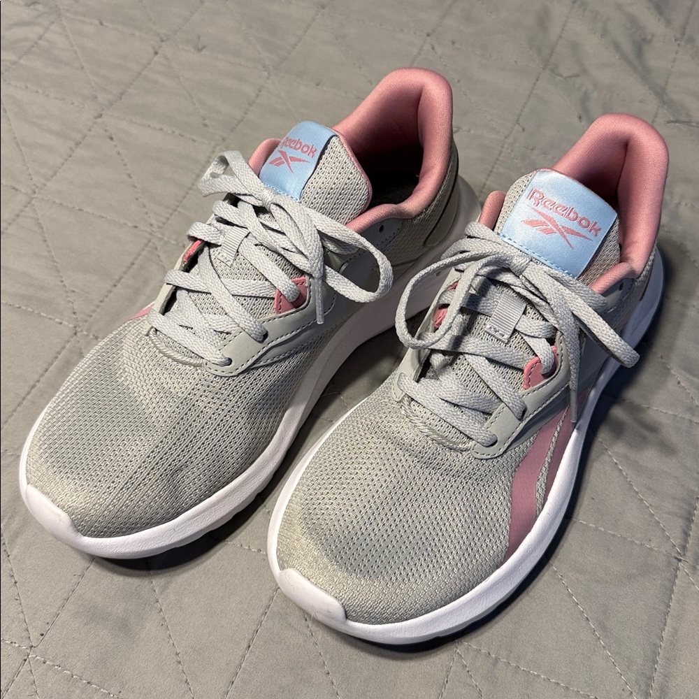 Reebok Women's Energen Lux Gray and Pink Sneakers - Size 7
